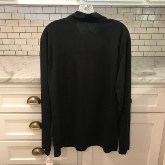 Adidas Double Pique Pullover Mens Size L 1/4 Zip Made in Egypt New with Tags - Picture 2 of 7